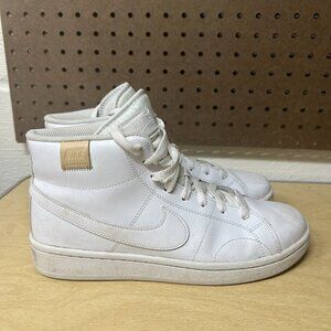 Nike Womens Court Royale 2 Mid CT1725-100 White Basketball Shoes Size 10